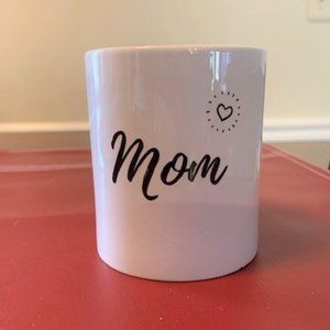 "Mom" White Coffee Mug